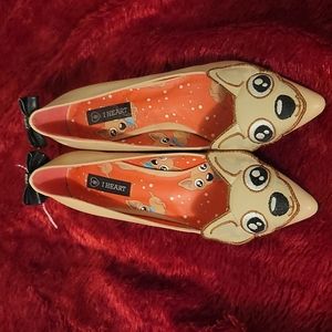Iheart chihuahua  peep toe heels sz 8